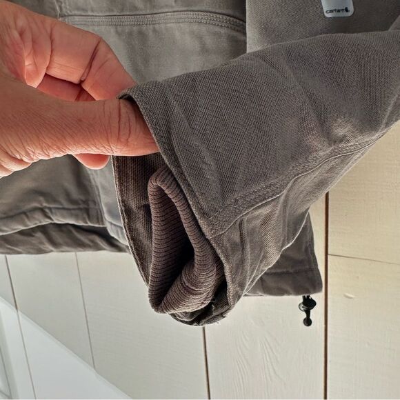 Carhartt Full Swing Washed Duck Sherpa Lined Jacket Gray XXL NWT - Picture 8 of 12